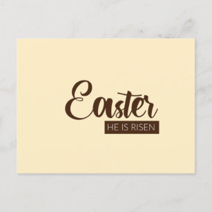 He Is Risen - Easter Holiday Postcard