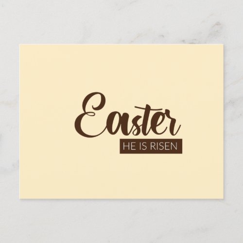 He Is Risen _ Easter Holiday Postcard