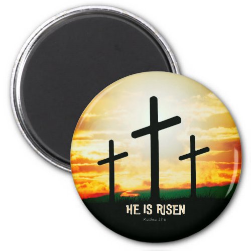 HE IS RISEN _ EASTER ILLUSTRATION MAGNET