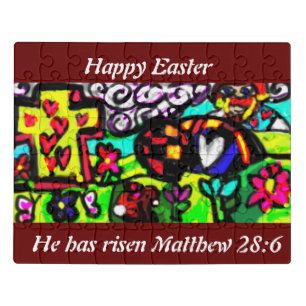 He is Risen easter Jigsaw Puzzle