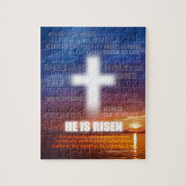 He is Risen - Easter  Jigsaw Puzzle (Vertical)