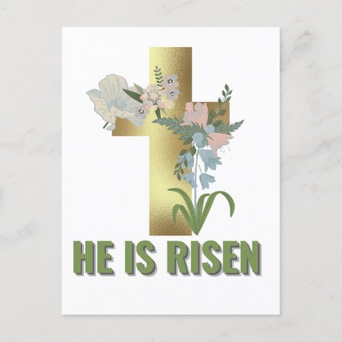 He is risenEaster   Postcard