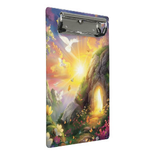 He Is Risen — Easter Resurrection — Luke 24:6  Mini Clipboard