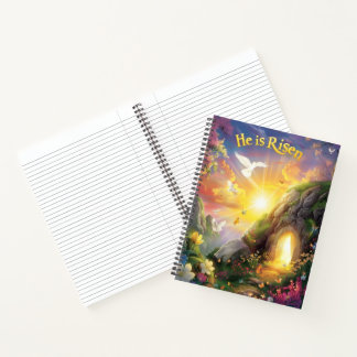 He Is Risen — Easter Resurrection — Luke 24:6  Notebook