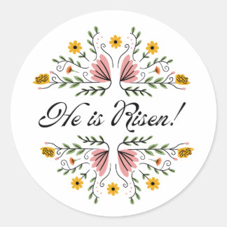 He is Risen Easter Sticker