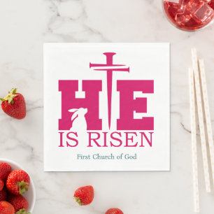 He is Risen! Easter Sunday Napkins