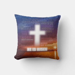 He is Risen - Easter Throw Pillow