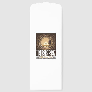 He Is Risen Easter Tomb Cross Vintage Christian Sh Bookmarks