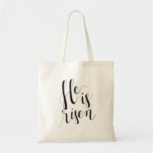 He Is Risen Easter Tote Bag