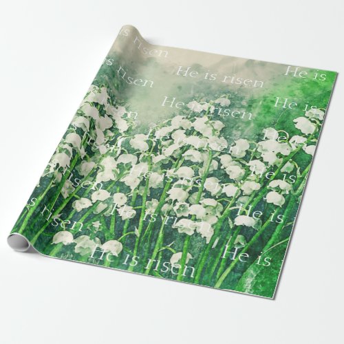 He is Risen Easter Wrapping Paper