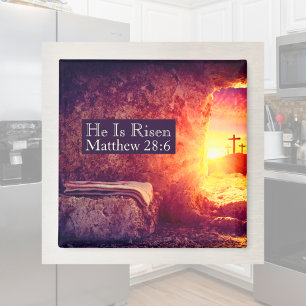He Is Risen Empty Tomb Easter Sunrise Magnet