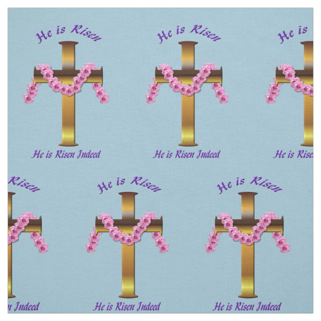 He is Risen Fabric (Swatch)