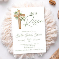He is Risen Floral Church Easter Sunrise Service