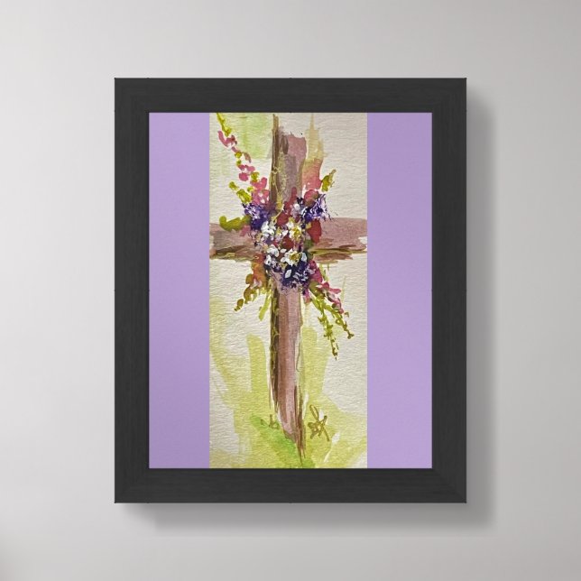 He is Risen Framed Art (Framed Front)