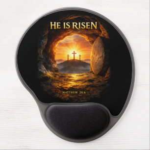 He is Risen Gel Mouse Pad