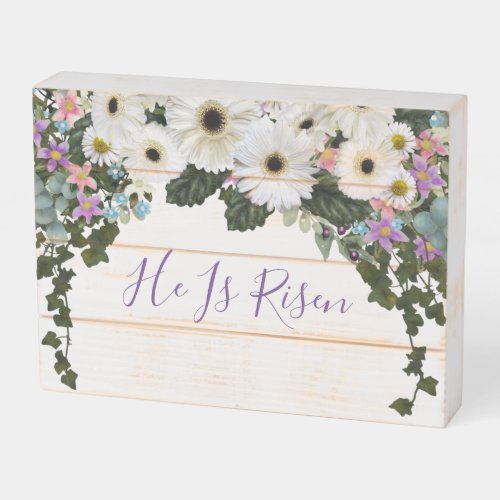 He Is Risen | Gerbera Daisies Swag | Easter