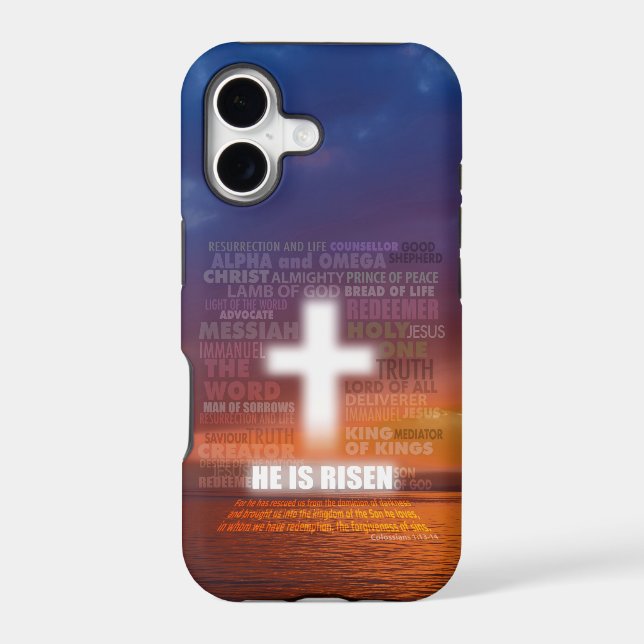 He is Risen  Iphone Case (Back)
