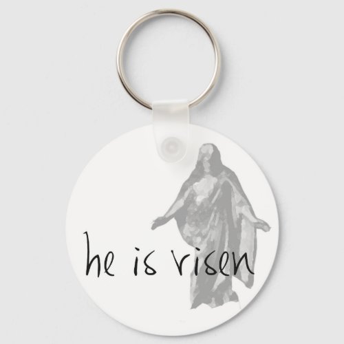 he is risen jesus christ easter lds mormon keychain
