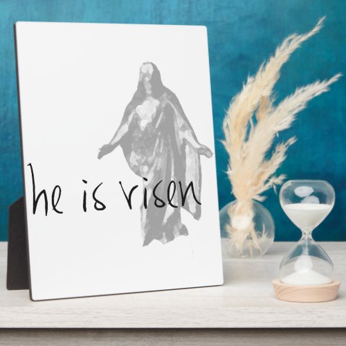 he is risen jesus christ easter lds mormon plaque