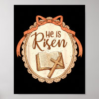 He Is Risen Jesus Christian For Women Kids Men Eas