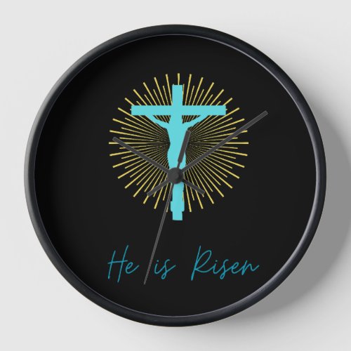 He is Risen Jesus  Clock
