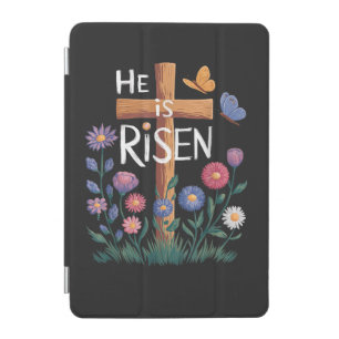 He Is Risen Jesus Floral Christian Easter iPad Mini Cover