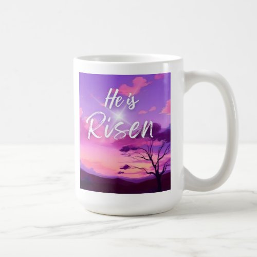 He is Risen Just as He Said Easter Christian Mug