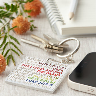 He is Risen Keychain