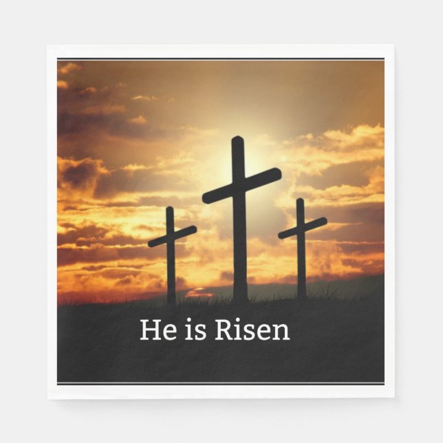 He is Risen Napkins (Front)