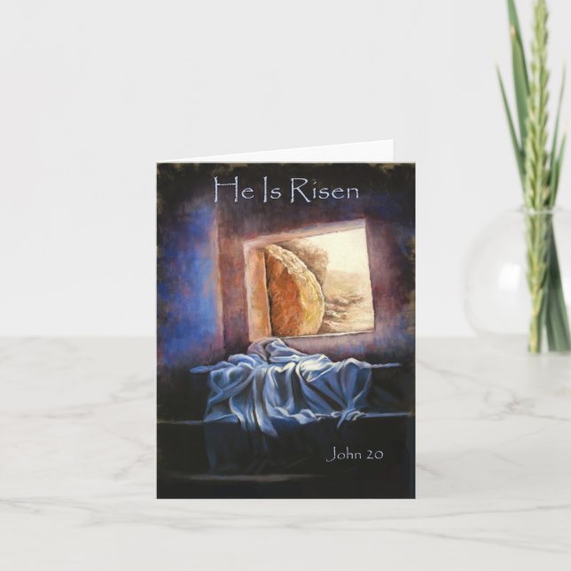 "He is Risen" Notecard (Front)