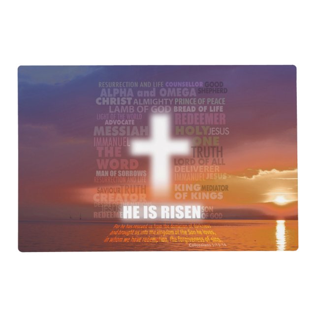 He is Risen Placemat (Front)