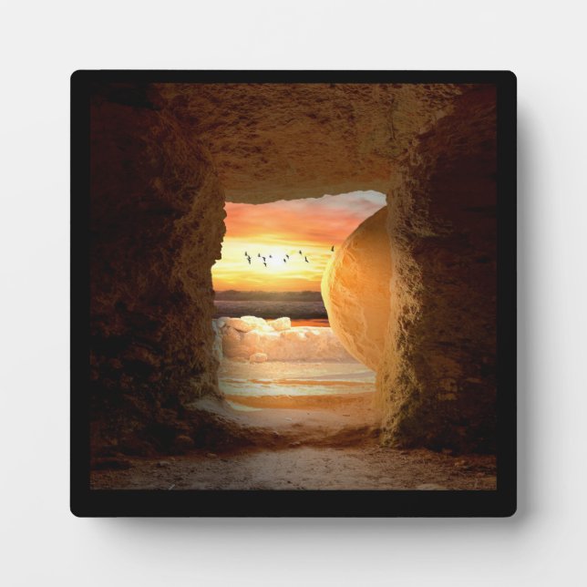 He is Risen  Plaque (Front)