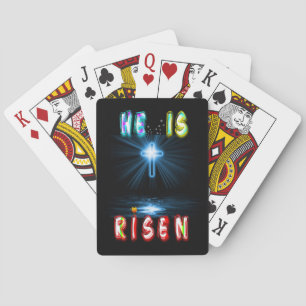 He Is Risen Poker Cards