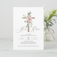 He is Risen Religious Easter Brunch Egg Hunt