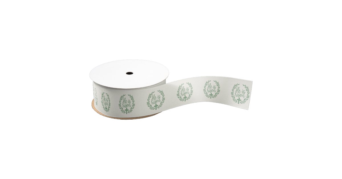 He Is Risen Ribbon Zazzle