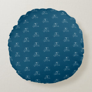 He Is Risen Round Pillow