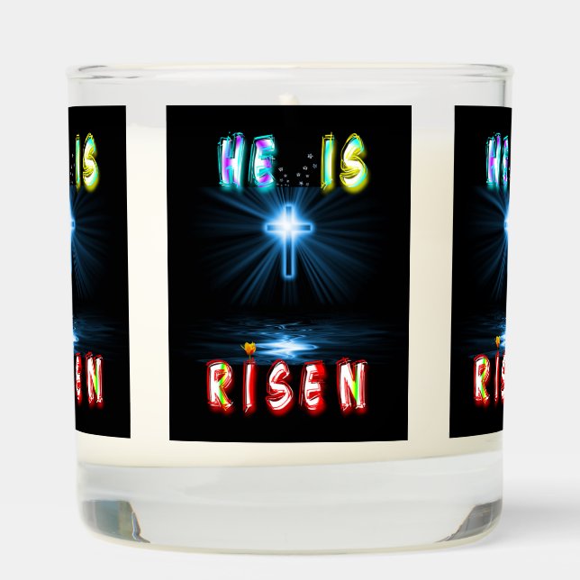 He Is Risen Scented Candle (Right)