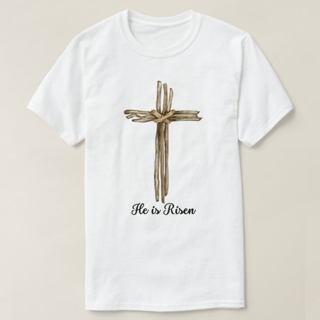 He is risen T-Shirt (Design Front)