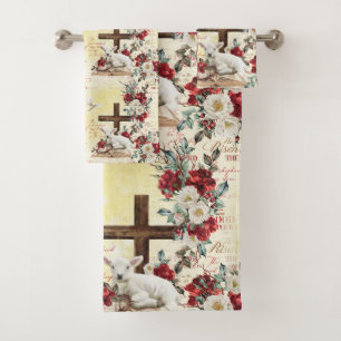 He is Risen The Good Shepherd Book of John Bath Towel Set