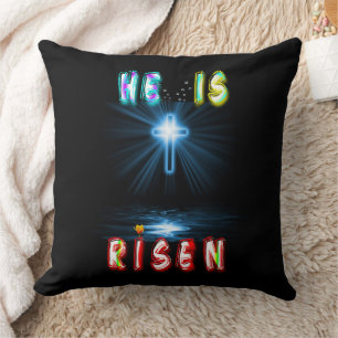 He Is Risen Throw Pillow