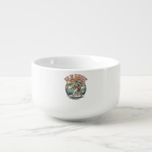 He Is Rizzin Vintage Basketball Religious Shirt De Soup Mug
