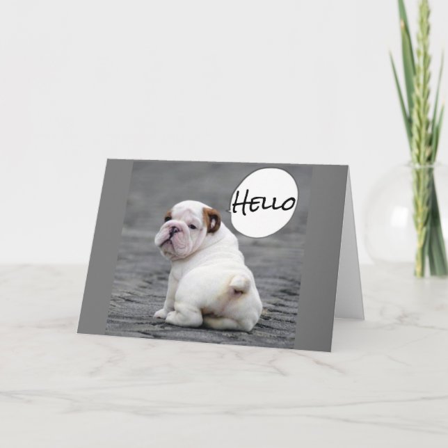 HE JUST WANTS TO SAY ***I LOVE YOU*** CARD (Front)