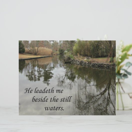 He leadeth me beside still waters (Standing Front)