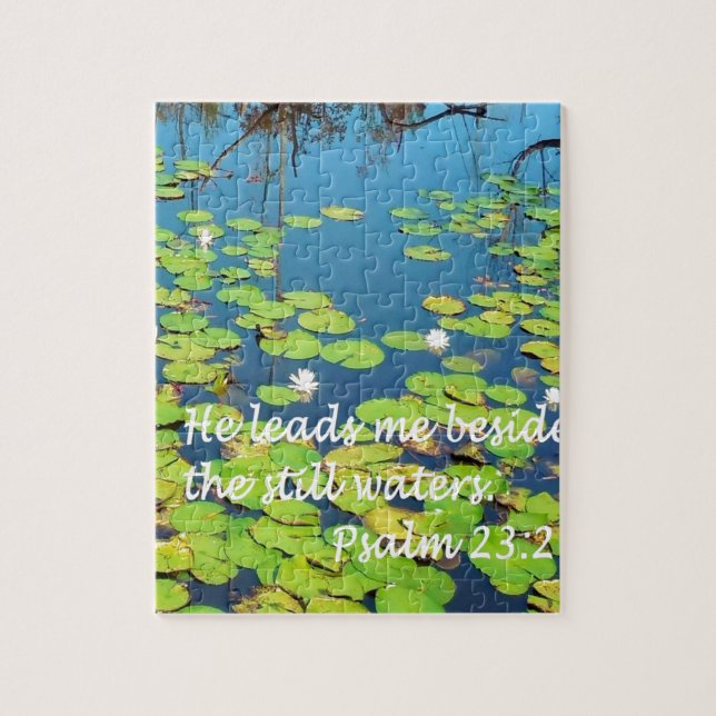 He Leads me Beside Still Waters Jigsaw Puzzle (Vertical)