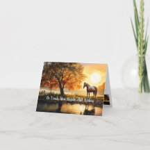 He Leads You Beside Still Waters Note Card