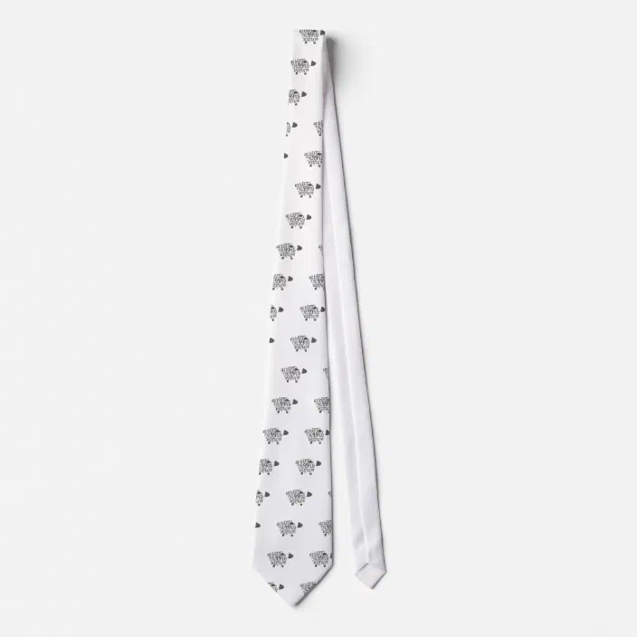 He Left The 99 Sheep Christian Quotes Bible Verse Neck Tie | Zazzle.com