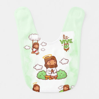 He lives for us baby bib