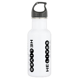He lives Get To Know Him. He Saves Get In On This Water Bottle