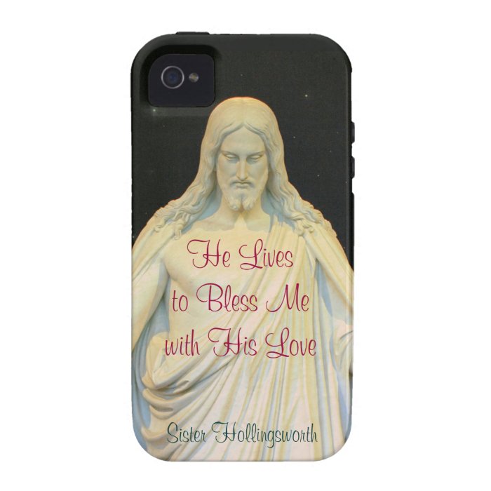 He Lives to Bless Me with His Love Case Mate iPhone 4 Covers