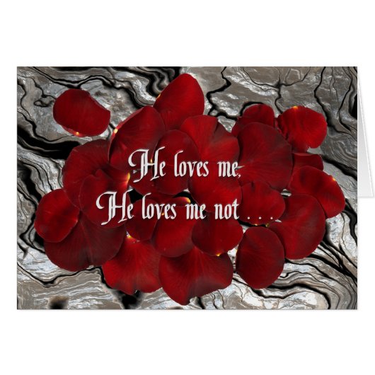 He loves me, he loves me not (Front Horizontal)